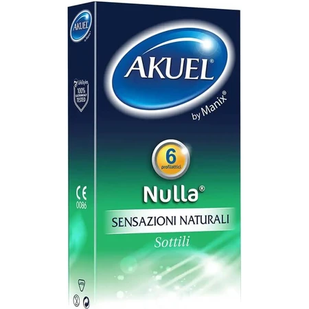 Akuel nulla classics - 8 préservatifs en latex