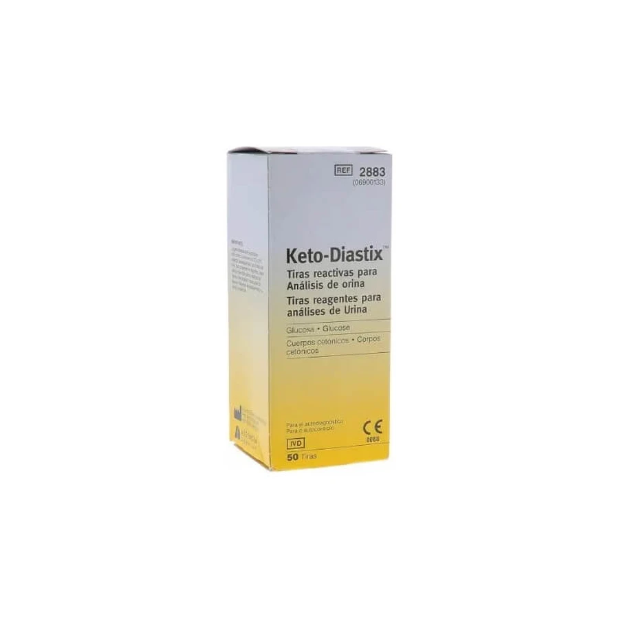 Keto-diastix - 50 strips for measuring glycosuria