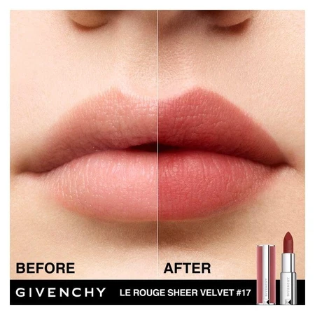 Givenchy Le rouge deep velvet - barra de labios no. 17 rouge erable