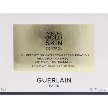 Guerlain parure gold skin control - fondo de maquillaje compacto mate - no. 0n neutro