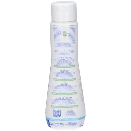 Mustela toiletmelk - zachte reiniger voor baby's met een gevoelige en droge huid 200 ml