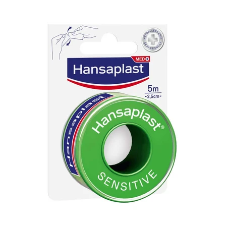 Esparadrapo de fijación Hansaplast Sensitive 1 ud.