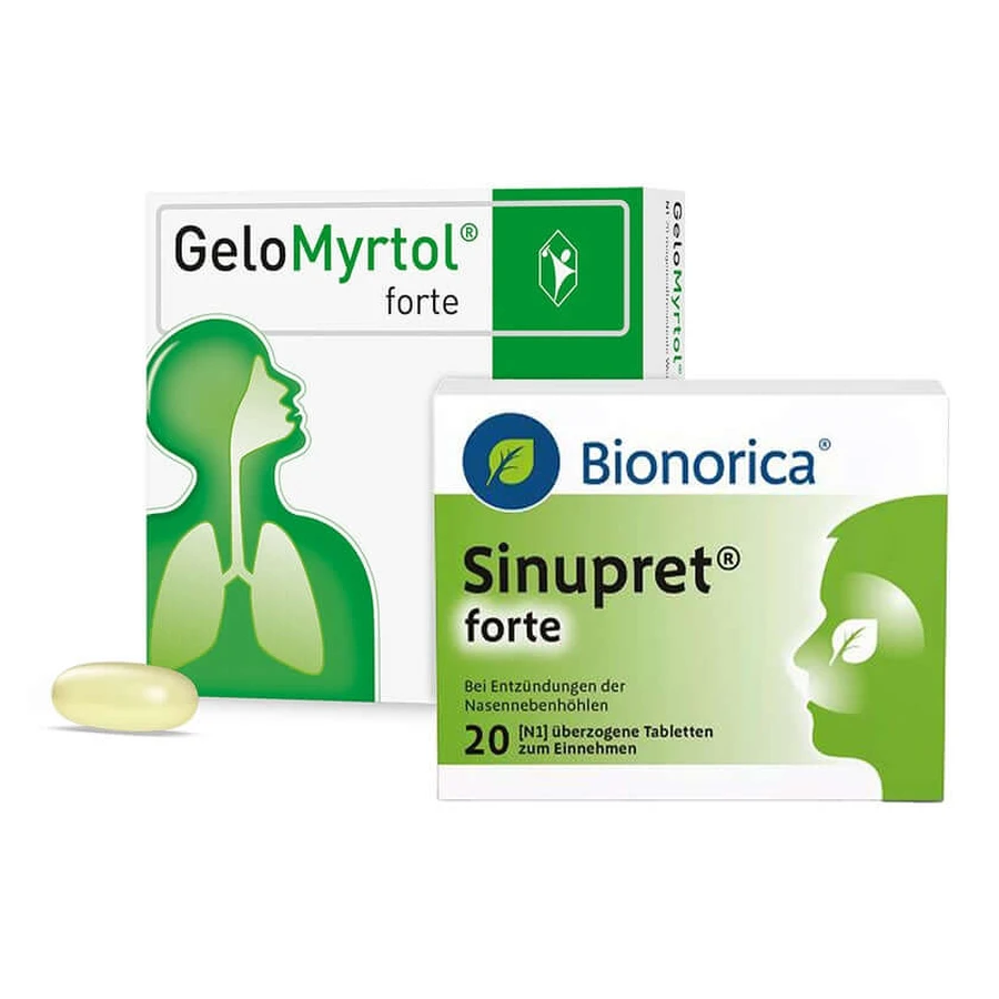 GeloMyrtol forte + Sinupret forte 1 set