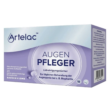 Artelac Eye Care Lingettes pour paupières 20 pcs.
