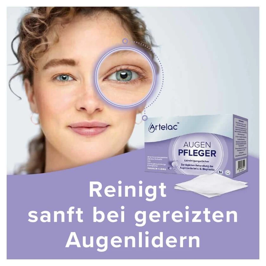 Artelac Eye Care Lingettes pour paupières 20 pcs.