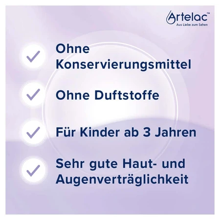 Artelac Eye Care Lingettes pour paupières 20 pcs.