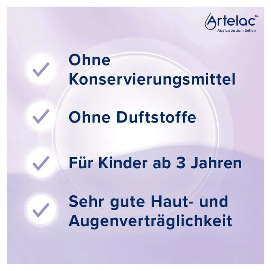 Artelac Eye Care Lingettes pour paupières 20 pcs.