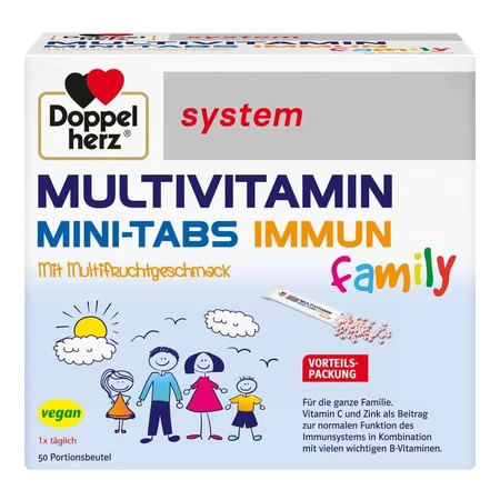 Doppelherz Multivitamine Mini-tabs Gezinssysteem 50 St
