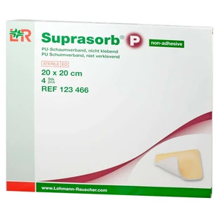 Suprasorb P Pu-foam non-adhesive 20x 4 pcs.