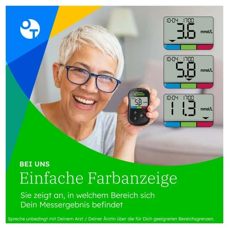 OneTouch Select Plus Flex Blutzucker-Messgerät (mmol/dL) 1 St