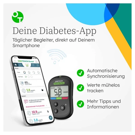 OneTouch Select Plus Flex Blutzucker-Messgerät (mmol/dL) 1 St