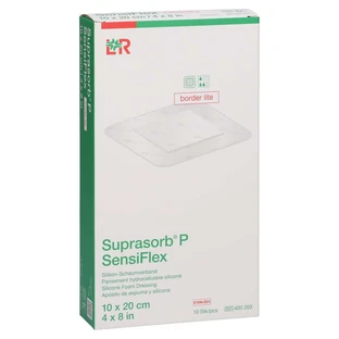Suprasorb P Sensiflex Border Lite 10x20cm 10 pcs.
