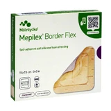 Mepilex Border Flex foam dressing adhesive. 7,5x7,5 cm 5 pcs