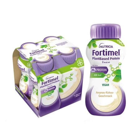 Fortimel Plantaardige Proteïne 2 Kcal Ananas-Kokos 4X200 ml