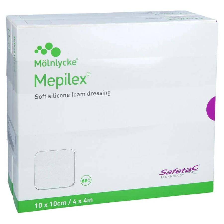 Mepilex 10x10 Cm apósito de espuma 10 piezas