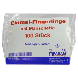 Finger ring disposable plastic 100 pcs