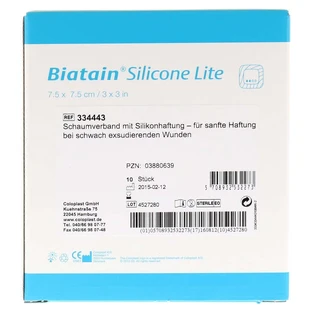 Apósito de espuma Biatain Silicone Lite 7,5x 10 uds.