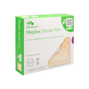 Mepilex Border Flex pansement mousse adhésif 7.5x 10 pcs.