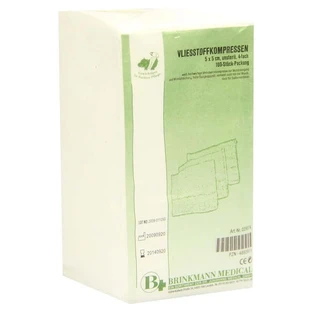 Compresses non tissées non stériles 5x5 cm 4f 100 pcs.