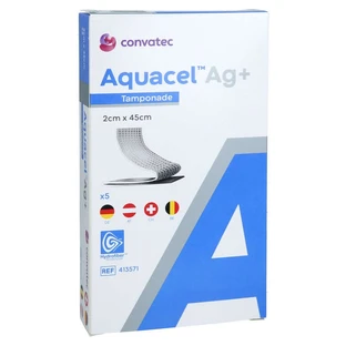 Aquacel Ag+ 2x45 cm Tamponades 5 stuks