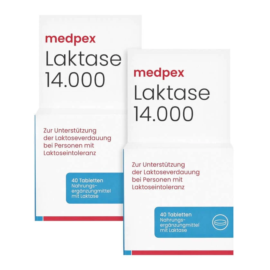 medpex Lactase 14.000 FCC Duo 2X40 St