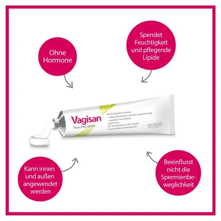 Vagisan vochtinbrengende crème 25 g