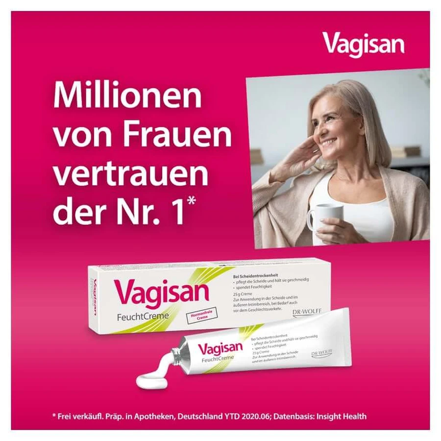 Vagisan vochtinbrengende crème 25 g