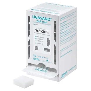 Ligasano venda blanca 2x5x5 cm estéril Sp 15 unid.