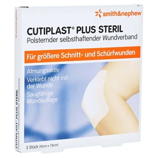 Cutiplast Plus Vendaje estéril 7,8x10 cm 5 uds.