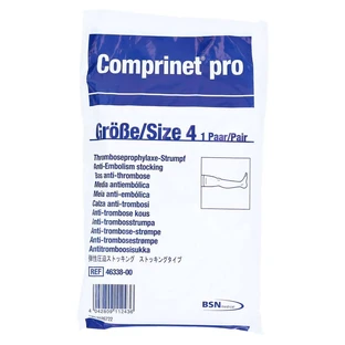 Comprinet pro thrombosis prophylaxis stocking, thigh-length, white, size 4 2 pcs.