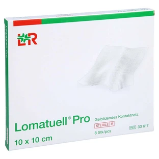 Lomatuell Pro 10x10 cm stérile 8 pcs.