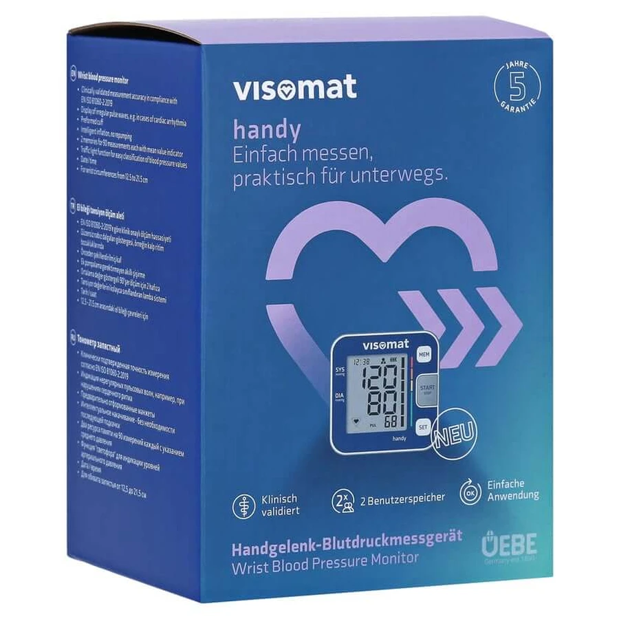 Visomat Handy polsbloeddrukmeter 1 stuk