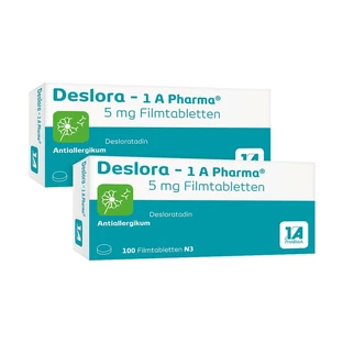 1A PHARMA DESLORA 5MG double pack 2X100 pcs