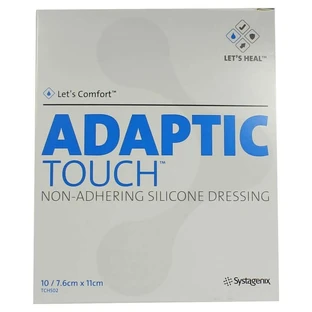 Adaptic Touch 7.6x11 cm non-adhesive.Sil.Wu 10 pcs.