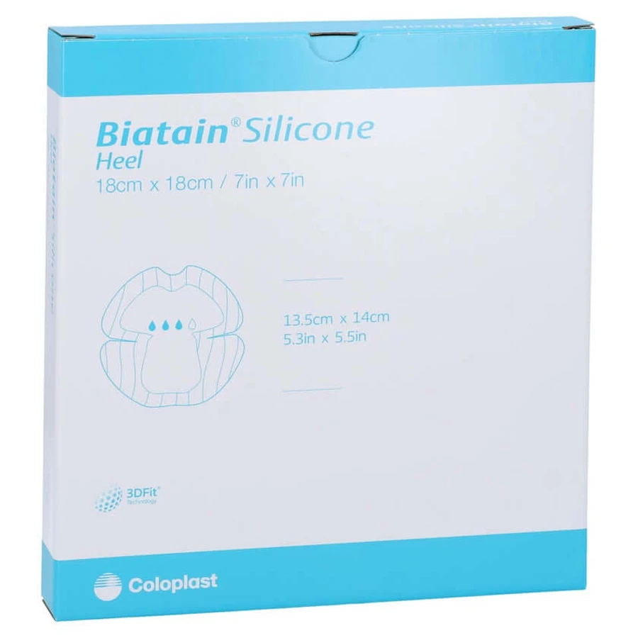 Biatain Silicone Foam Hiel Bandage 18x 5 stuks