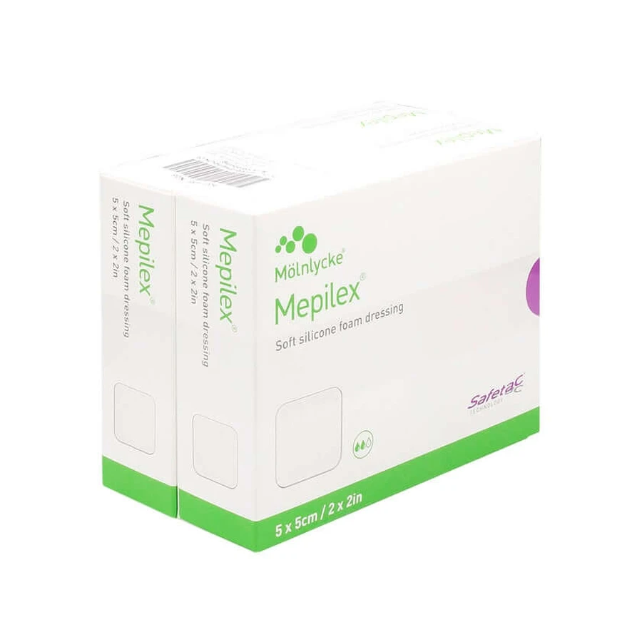 Mepilex 5x5 cm foam dressing 10 pcs.