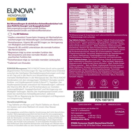 EUNOVA MENOPAUSE DAY&NIGHT 60 st.