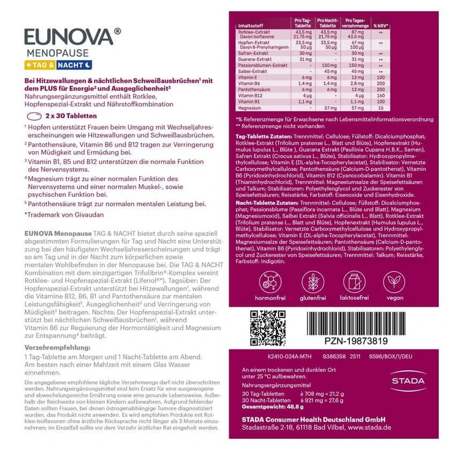EUNOVA MENOPAUSE DAY&NIGHT 60 st.
