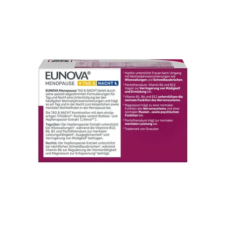 EUNOVA MENOPAUSE DAY&NIGHT 60 st.