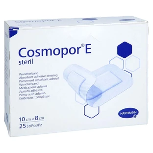 Cosmopor E Steriel Wondverband 8x10 cm 25 st.