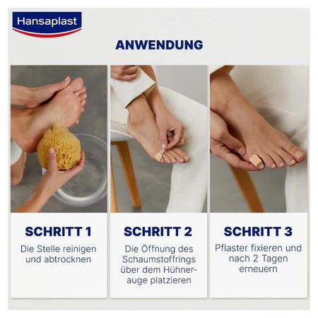 Hansaplast likdoornpleister 8 st