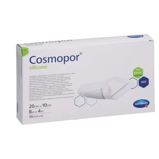 Cosmopor Silikonowy opatrunek na rany 10x20 cm 10 szt.
