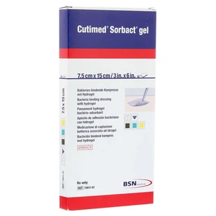 Compresas de Gel Cutimed Sorbact 7,5x15 cm 10 uds.