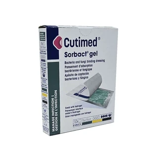 Cutimed Sorbact Gel Compresses 7.5x7.5 c 10 pcs.