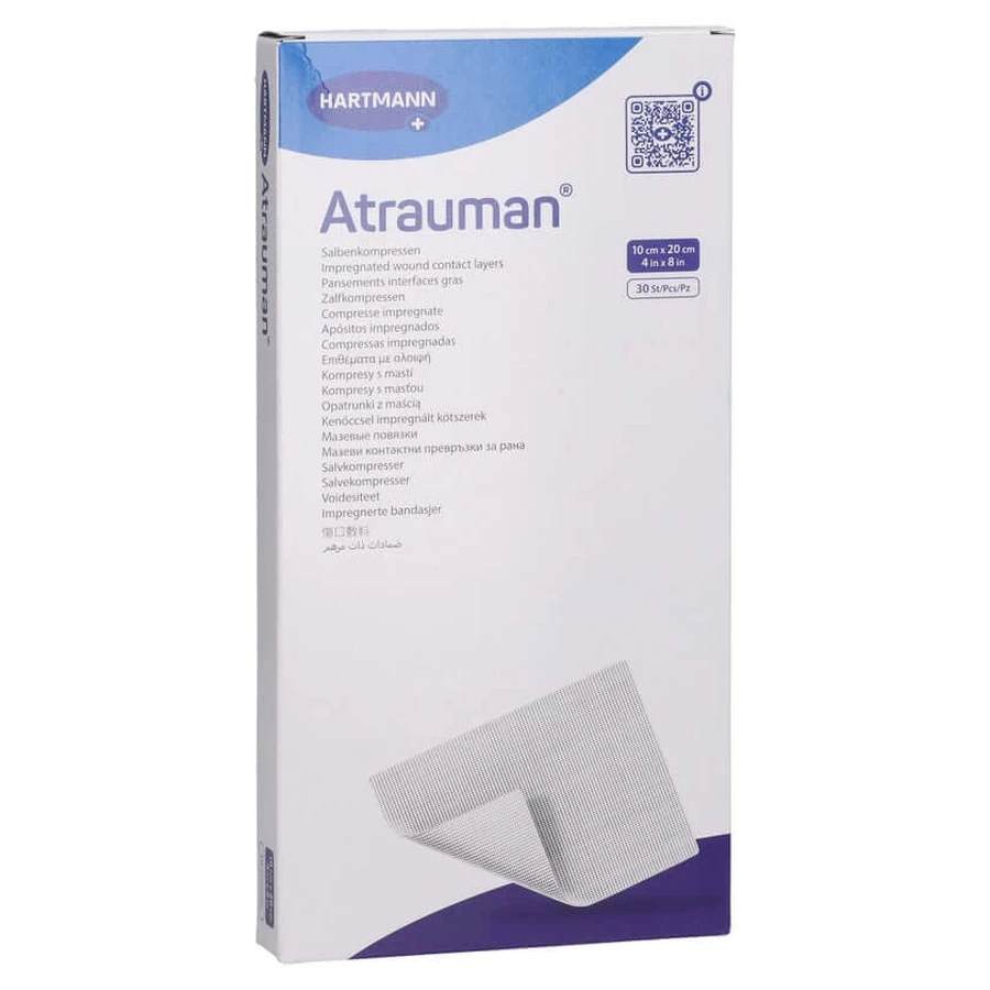 Atrauman 10x20 cm steril Kompressen 30 St