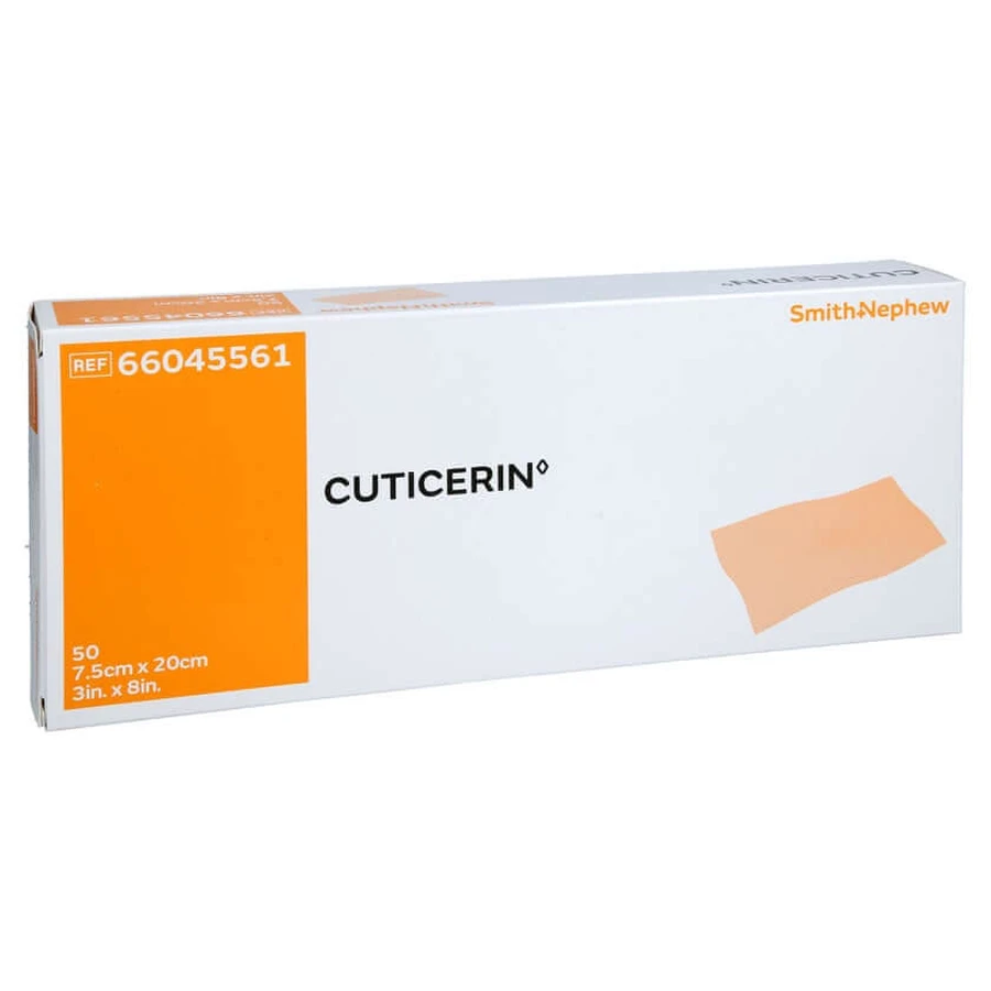 Cuticerin 7,5x20 Cm gasa con recubrimiento pomada 50 uds.