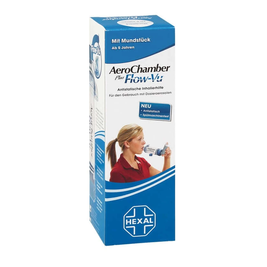 Aerochamber Hexal with mouthpiece 1 pc