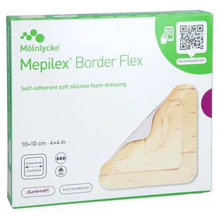 Mepilex Border Flex adhesive foam dressing 10x1 5 pcs.