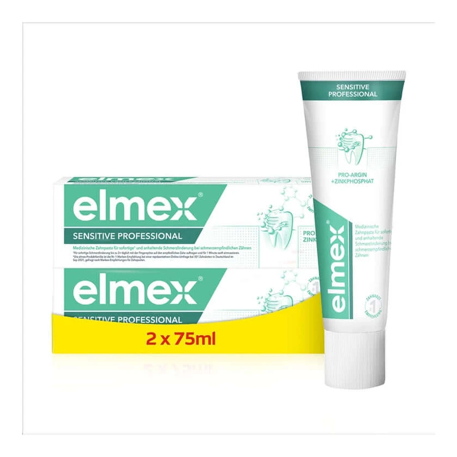 elmex Sensitive Dentífrico Profesional b 2 pcs