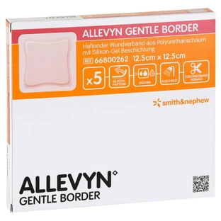 Allevyn Gentle Border 12,5x12,5 cm Toon 5 st.